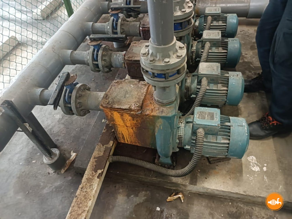 Rusty Industrial Pump System